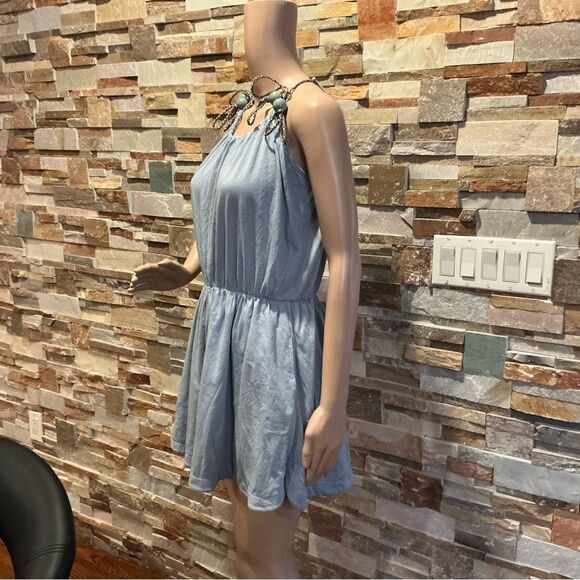 See By Chloe Soft Blue Mini Dress - Picture 2 of 11